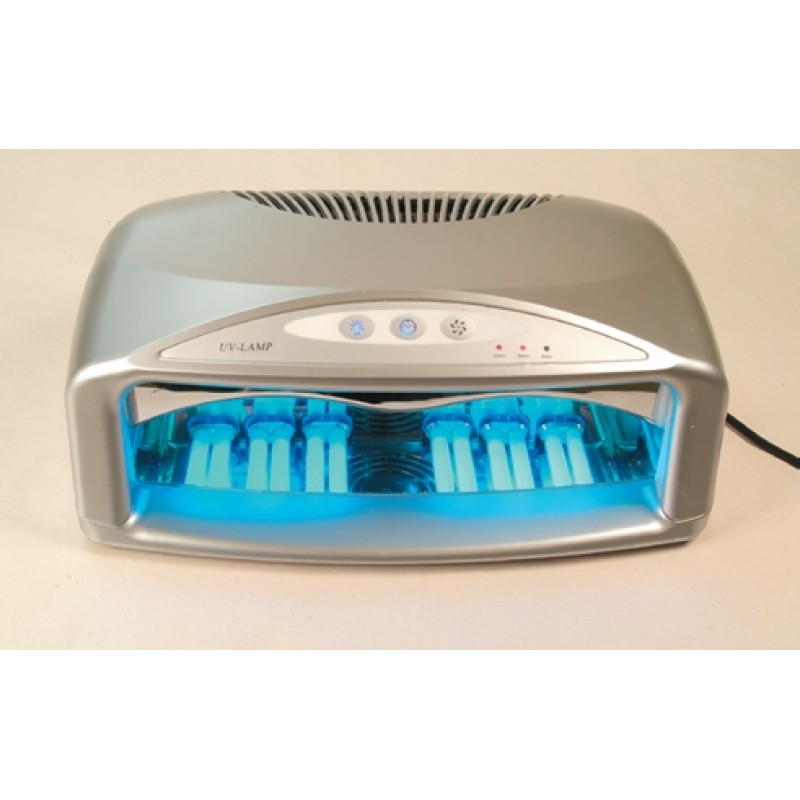 Στεγνωτήρας Gel με 6 Λάμπες 7 watt με Ανεμιστήρα & Χρονοδιακόπτη